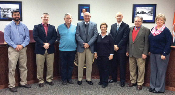 LaFayette City Council, Mayor, City Manager, & Clerk - January 2016