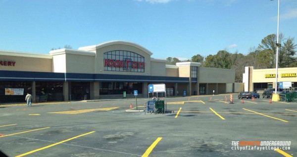 Food City Restriped Parking Lot