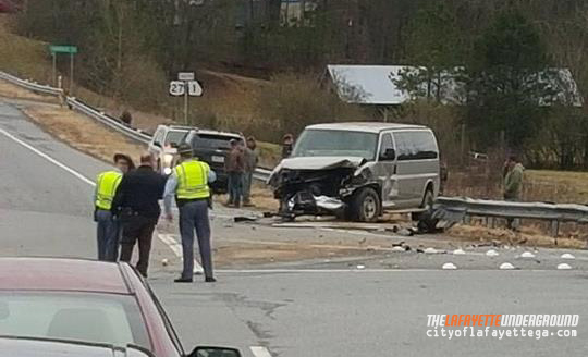 Wreck on 27 and Shattuck Industrial - February 17 2016