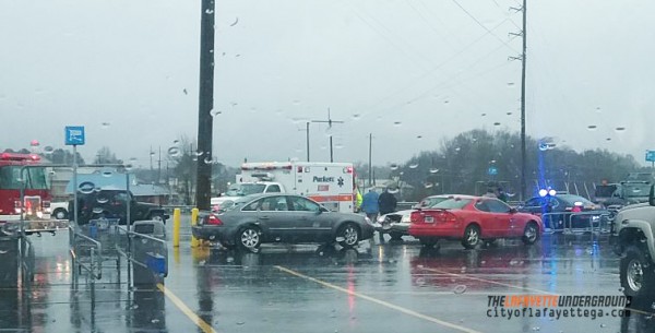 Feb 22 2016 Walmart Parking Lot Wreck