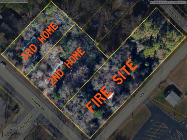 Grant Street Fire Property Map