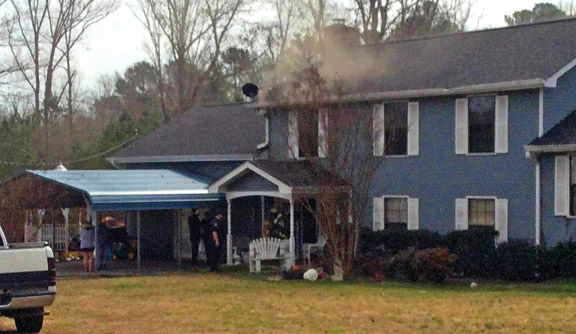 Rhyne Rd Fire - March 8 2016 / Walker Co Messenger Josh OBryant