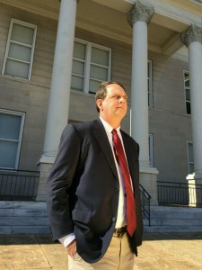 Lanny Thomas at Chattooga Courthouse