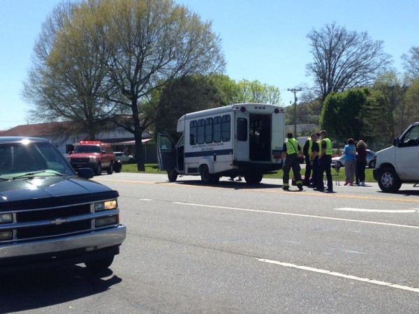 Lookout Mtn Community Services Bus Wreck, Rock Spring, March 28 2016 / Walker Co Messenger Josh OBryant