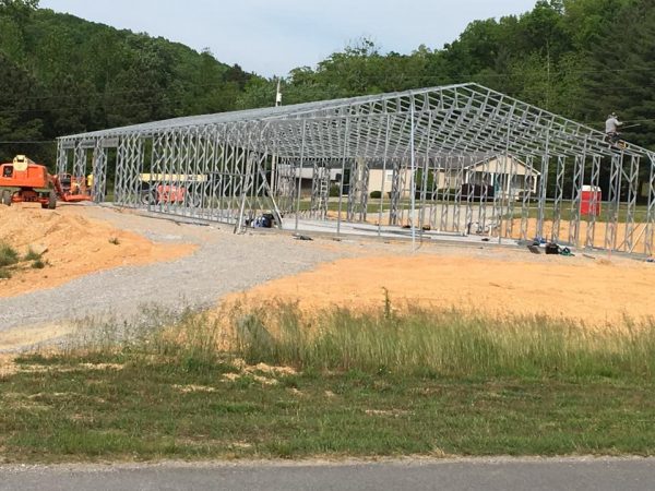 LHS Livestock Barn Construction