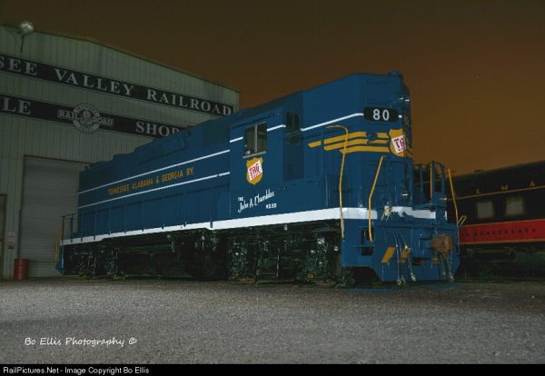 TAG Railroad Engine 80 / TN Valley Railroad Museum /  RailPictures.net