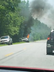 Hwy 136 Villanow Truck Fire - 06/25/16