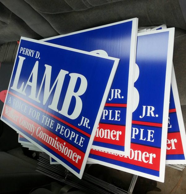 Perry Lamb Yard Signs