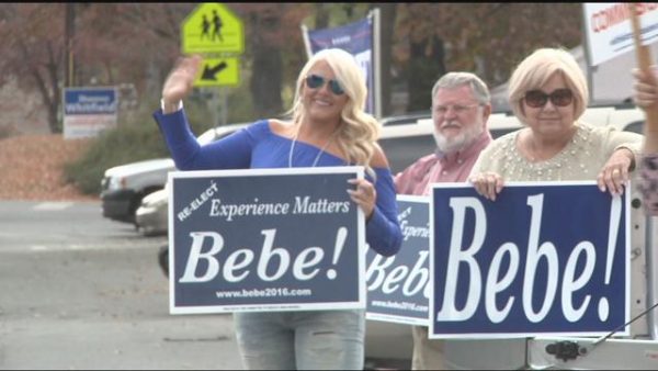 Bebe Heiskell Campaigning With Morgan Heiskell and John Culpepper