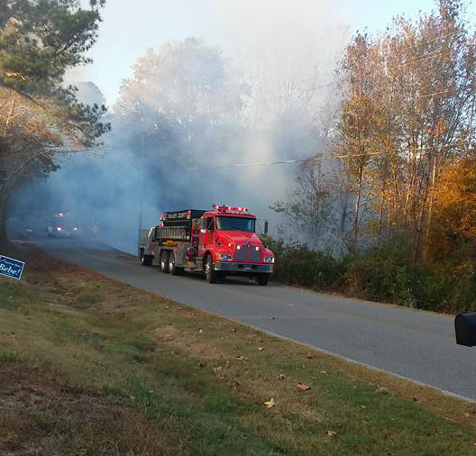 November 4 2016 Corinth Road Woods Fire