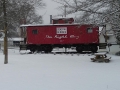 Caboose Park in Snow